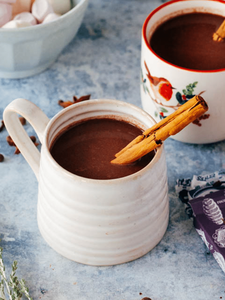Vegan Mulled Wine Hot Chocolate