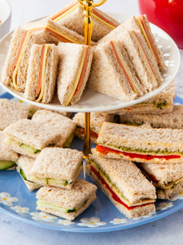 Vegan Tea Sandwiches - Wallflower Kitchen