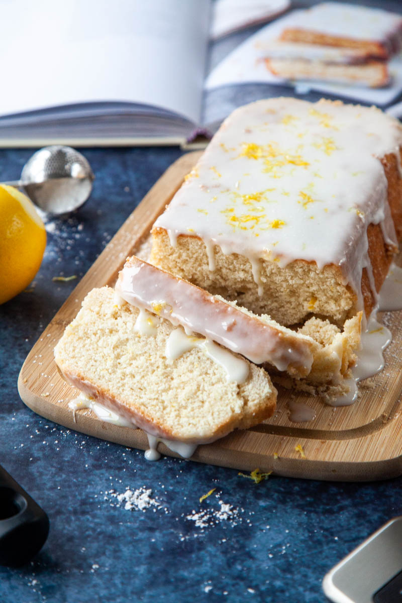 Vegan Lemon Drizzle Loaf Cake - Great British Vegan